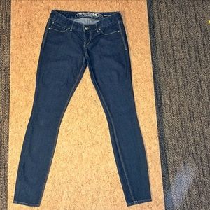 Express Skinny Stretch Jeans Dark Denim
